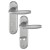 HOPPE New York Kurzschild-Garnitur 1810/273KP - F9 Aluminium Stahl - WC/Bad