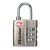 Master Lock TSA Zahlen-Vorhangschloss - nickel matt