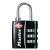 Master Lock TSA Zahlen-Vorhangschloss - schwarz