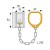 ABUS Türgriffkette SK89 