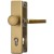 ABUS Schutzbeschlag KLN 314 - F4 Aluminium Bronze - Klinke-Knauf