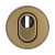 ABUS Schutzrosette mit Zylinderschutz RHZS415 in Bronze (F4)