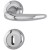 HOPPE Atlanta Rosetten-Garnitur - F49-R Messing verchromt mit Resista - BB