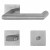 HOPPE Rotterdam Rosetten-Garnitur E1401Z/848 + E848S/SK - WC/Bad