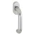 HOPPE Paris Fenstergriff 038/US956 - F1 Aluminium Natur