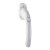 HOPPE Tôkyô Fenstergriff 0710SV/U26 - F9016 verkehrsweiß beschichtet