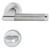 HOPPE Amsterdam Rosetten-Garnitur - F1/F69 Aluminium Natur/Edelstahl matt - WC/Bad