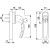 Produktzeichnung HOPPE Atlanta Fenstergriff 0530S/US952/FK-410