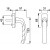 Produktzeichnung HOPPE Atlanta Fenstergriff 0530/US952