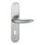 HOPPE Atlanta Langschild-Garnitur M1530/302 - F41-R satiniert verchromt mit Resista - Ovalbart