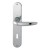 HOPPE Atlanta Langschild-Garnitur M1530/302 - F49-R verchromt mit Resista - Ovalbart