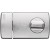 ABUS Tür-Zusatzschloss 2110 in silber