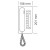 SSS Siedle Bus-Telefon Comfort BTC 850-02 - Abmessung