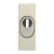 ABUS Schutzrosette mit Zylinderschutz RSZS316 in Neusilber (F2)