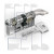 ABUS Bravus.2500 MX Magnet Doppelzylinder Schnittansicht
