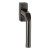 HOPPE London Fenstergriff 013/U34 - F8019 graubraun beschichtet