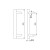 HOPPE Bügelgriff E5012 - ohne Design-Elemente - Stichmaß 300 mm