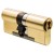 EVVA MCS Halbzylinder Nachlieferung MESSING POLERT