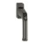 HOPPE London Fenstergriff 013S/U34 - F8019 graubraun beschichtet