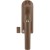 ABUS Fenstergriff FG300A mit Druckzylinder und Alarm - braun