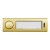 KNOBLOCH Aluminium-Klingeltaster bronze