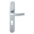 HOPPE Tôkyô Langschild-Garnitur - F41-R Mesing satiniert verchromt mit Resista - PZ