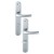 HOPPE Tôkyô Langschild-Garnitur - F41-R Mesing satiniert verchromt mit Resista - WC/Bad