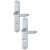 HOPPE New York Langschild-Garnitur 1810/273P - F1 Aluminium Natur - WC/Bad