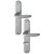 HOPPE New York Langschild-Garnitur 1810/273P - F1 Aluminium Natur - WC/Bad