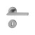 HOPPE Stockholm Rosetten-Garnitur - F9 Aluminium Stahl - Ovalbart