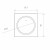SimonsVoss PIN-Code Tastatur 3068 Abmessungen