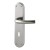 HOPPE Tôkyô Langschild-Renovationsgarnitur - F9 Aluminium Stahl - Ovalbart