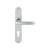 HOPPE Verona Langschild-Garnitur - F98-R Messing matt verchromt mit Resista - PZ