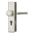 ABUS Schutzbeschlag KLS 114 - F2 Aluminium Neusilber - Klinke-Knauf