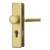 ABUS Schutzbeschlag KLN 314 - F3 Aluminium Gold - Klinke-Knauf